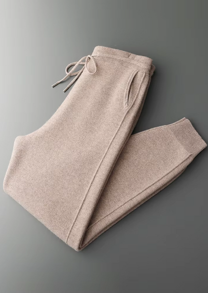 Pure Extra-Fine Merino Wool Leisure Joggers | Vallentty