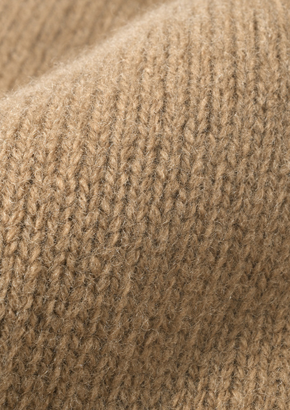 Caramel Merino Wool Wintertime Beanie | Vallentty