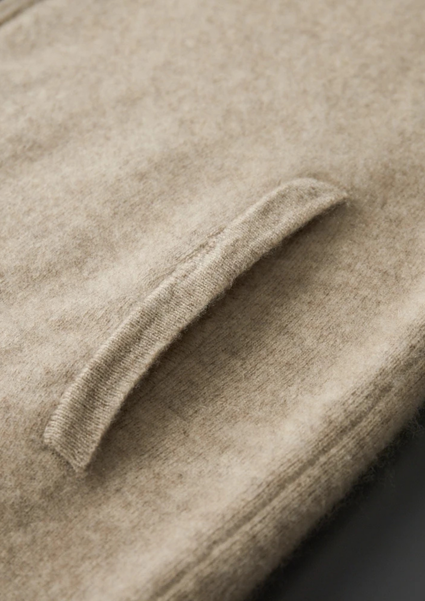 Premium Cashmere Zip Polo Cardigan | Vallentty