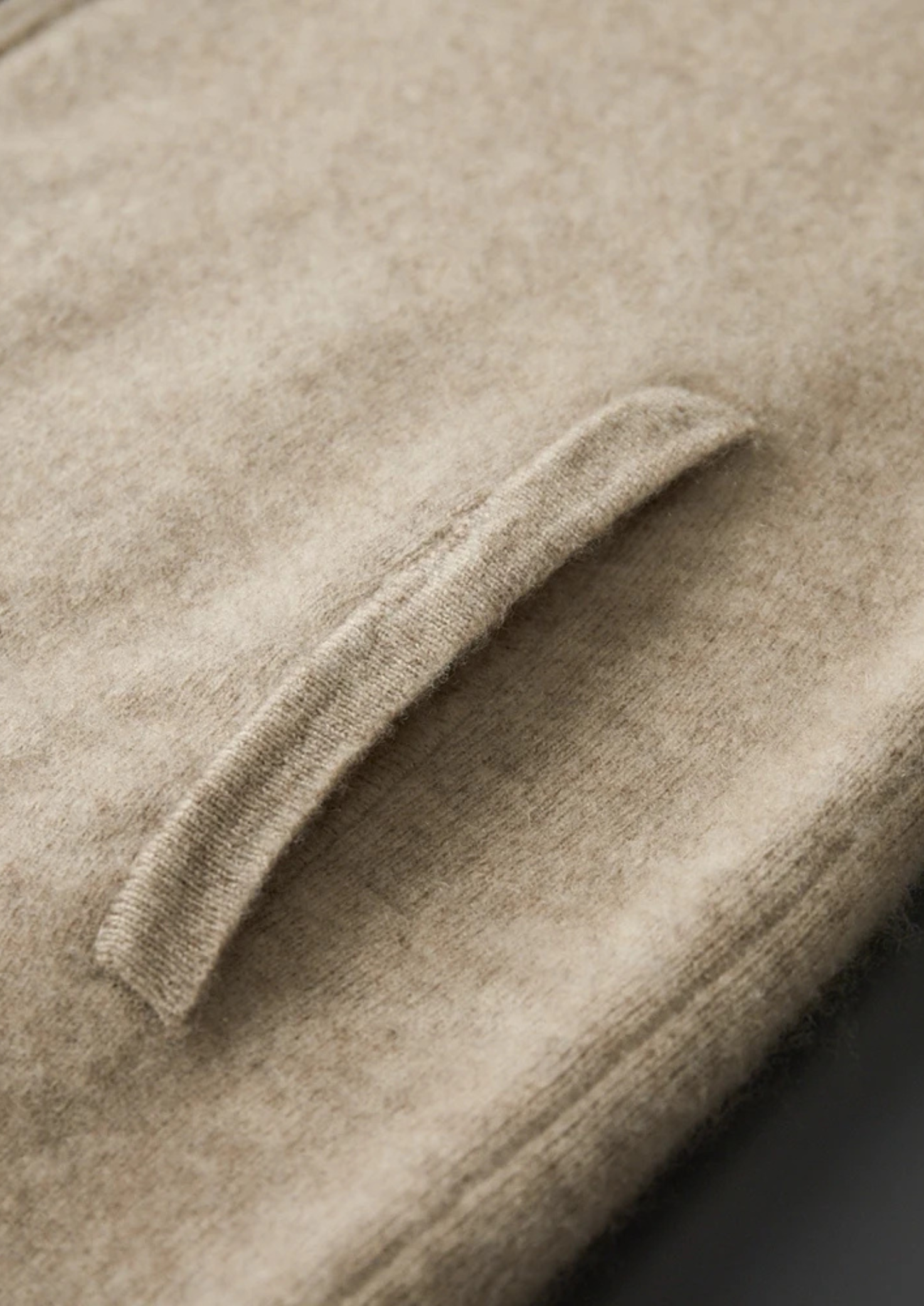 Premium Cashmere Zip Polo Cardigan | Vallentty