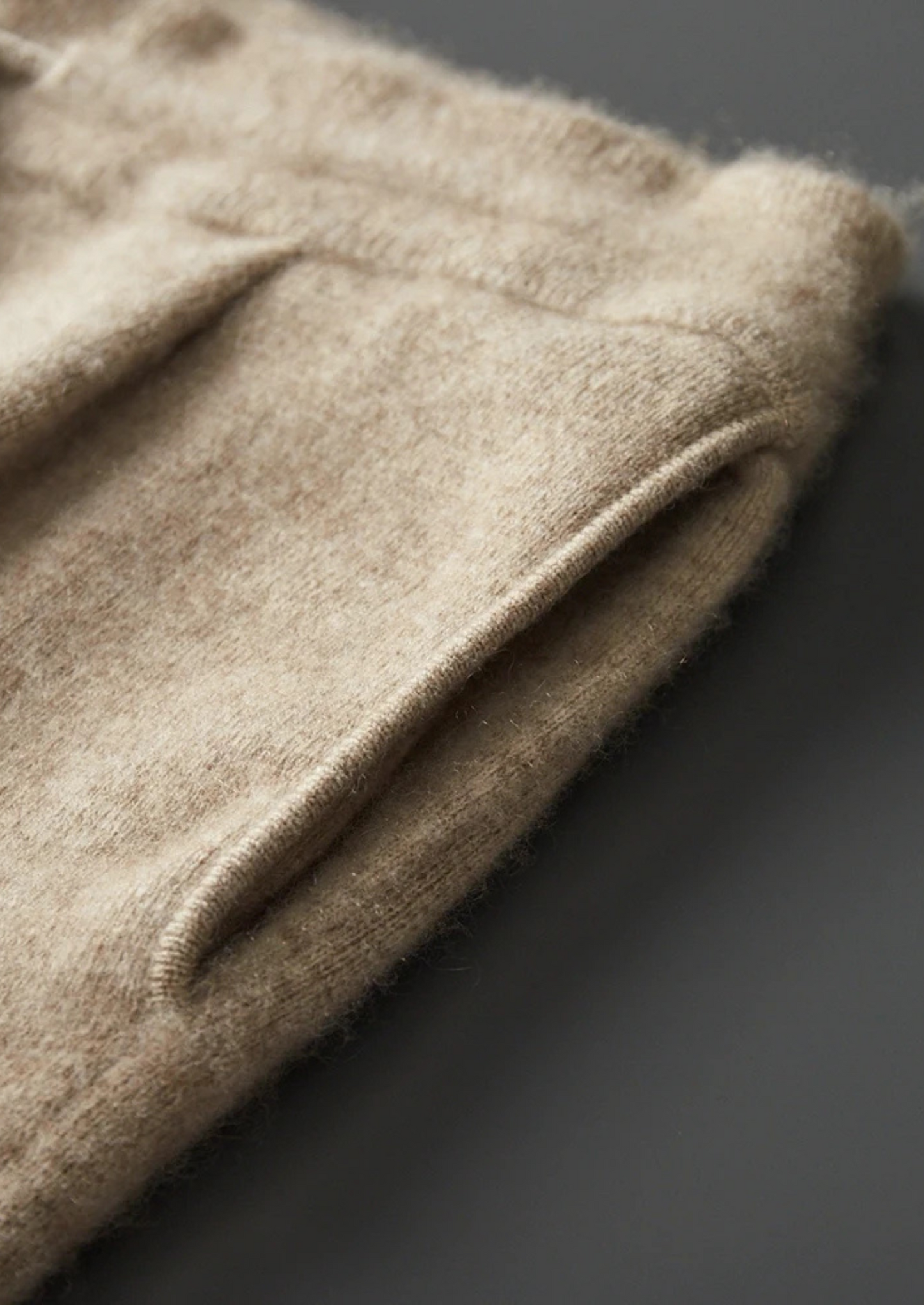 Premium Cashmere Sand Denis Leisure Set | Vallentty