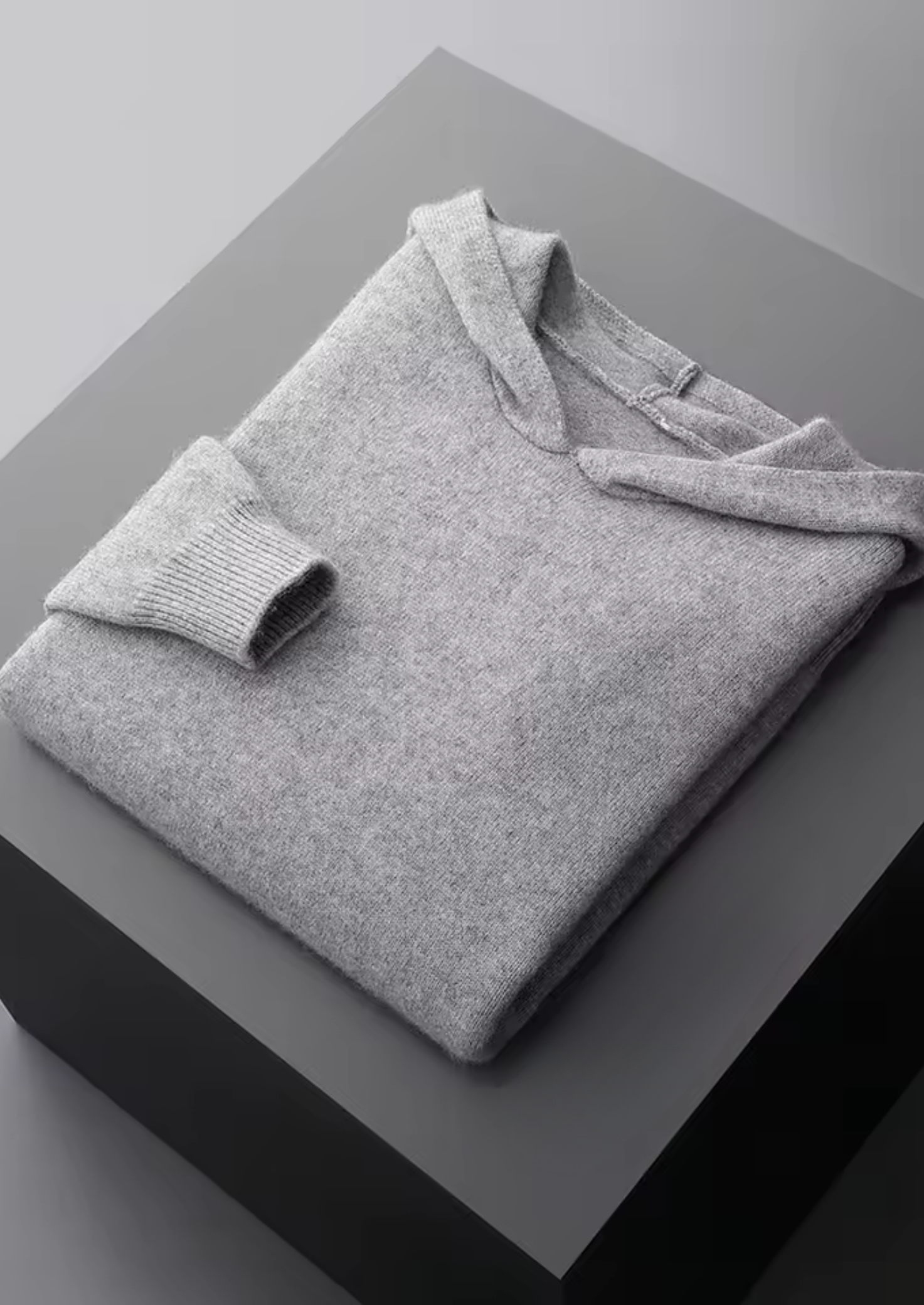 Premium Cashmere Essential Hoodie | Vallentty