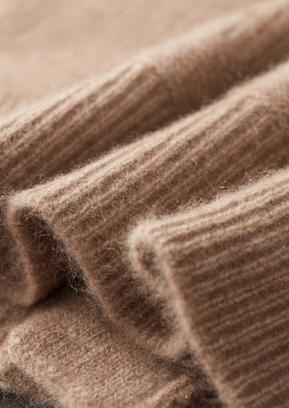 Pure Cashmere Beige Button Overshirt | Vallentty