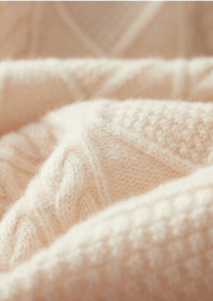 Pure Extra-Fine Merino Wool Wintertime Zipper Hoodie | Vallentty