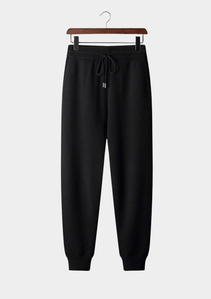 Premium Cashmere Essential Leisure Joggers | Vallentty