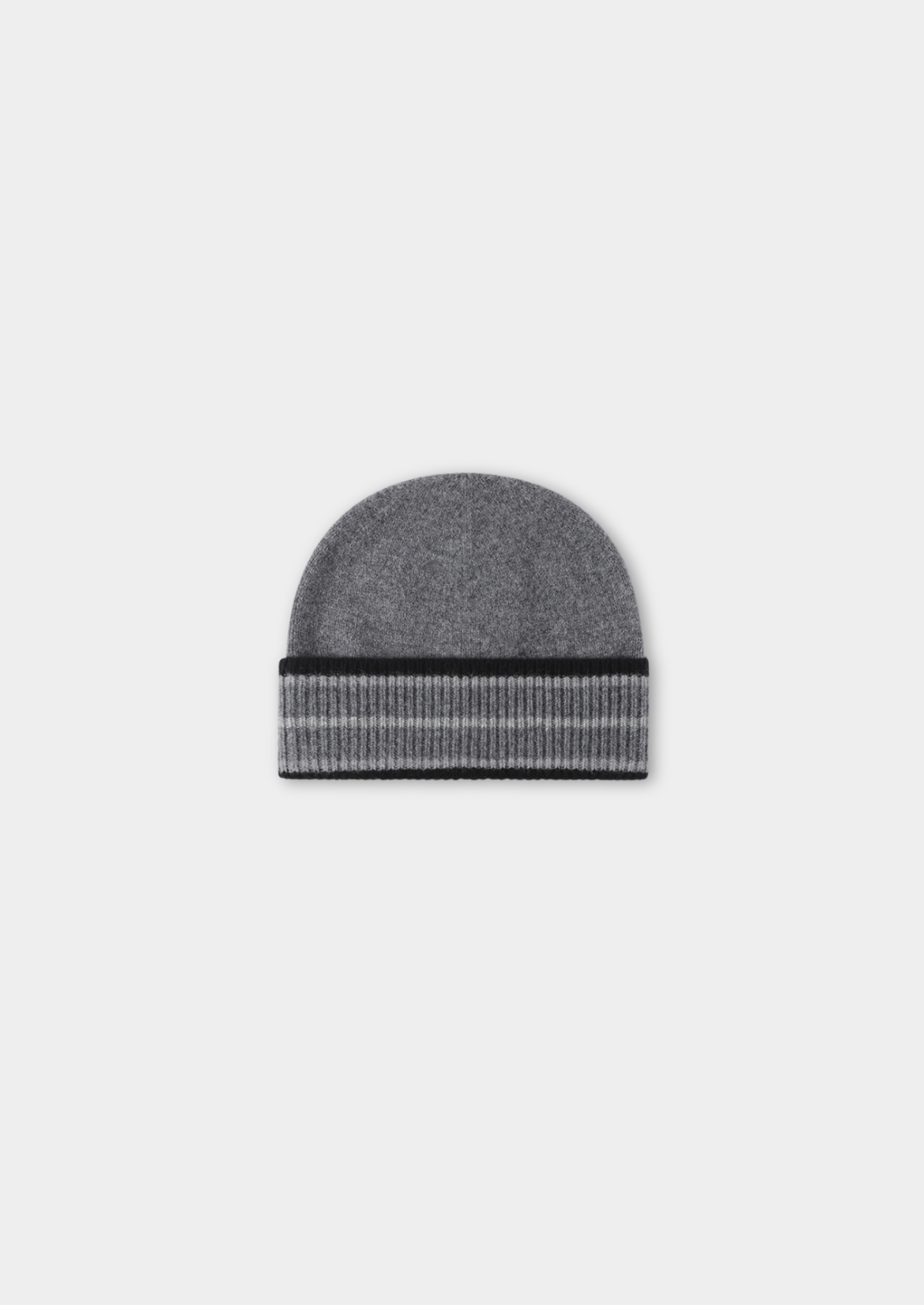 Dark Gray Merino Wool Wintertime Beanie | Vallentty