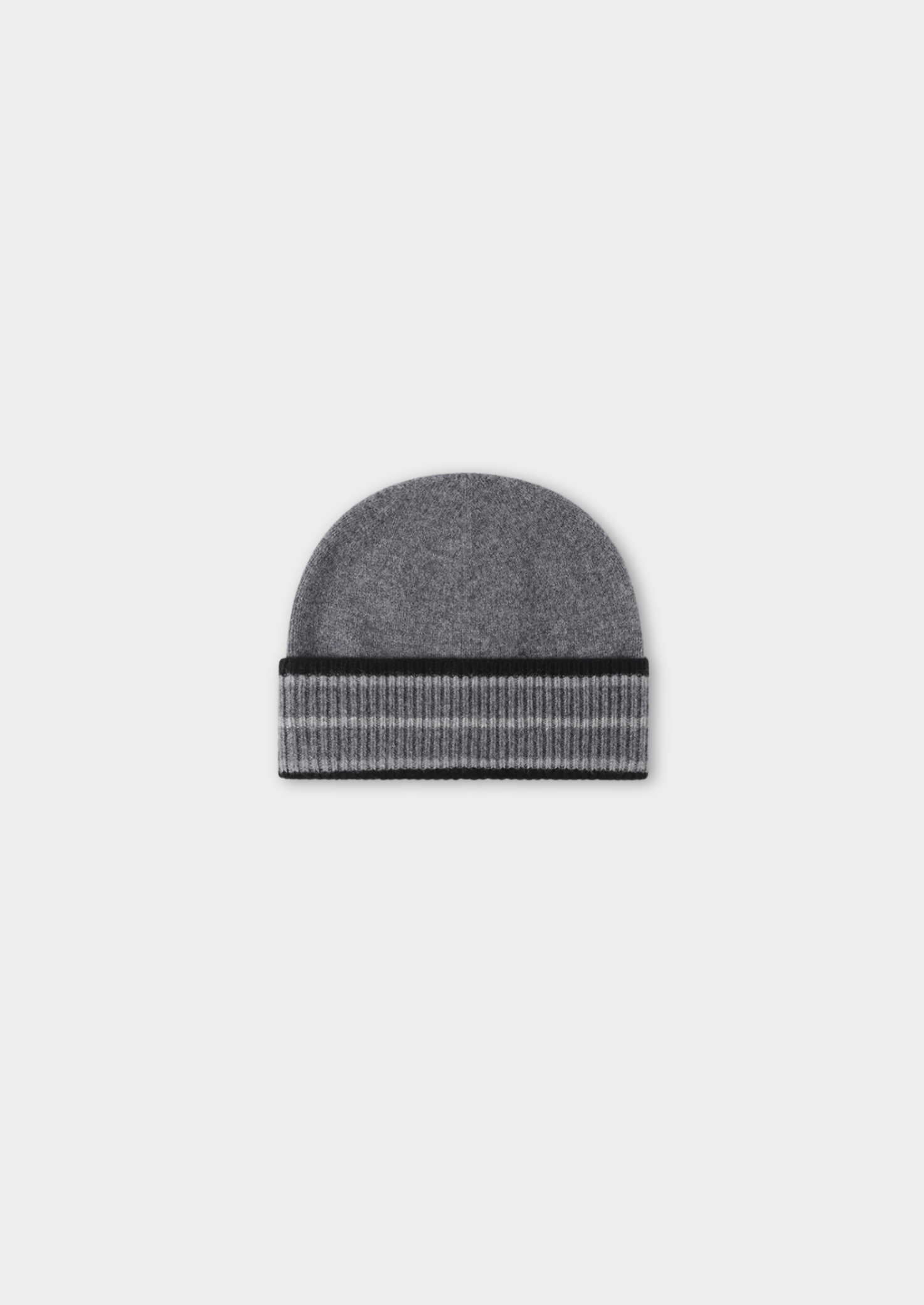 Dark Gray Merino Wool Wintertime Beanie | Vallentty