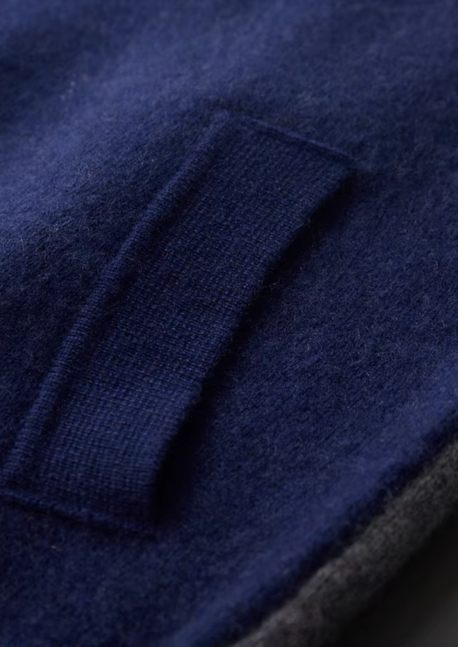 Premium Cashmere Navy Blue Torino Leisure Set | Vallentty