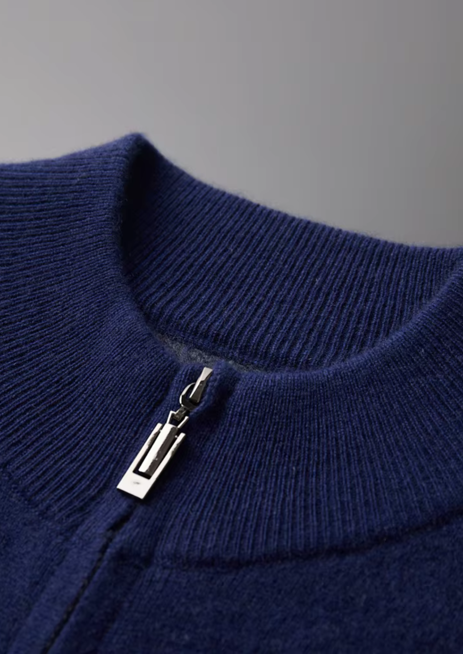 Premium Cashmere Navy Blue Torino Leisure Set | Vallentty