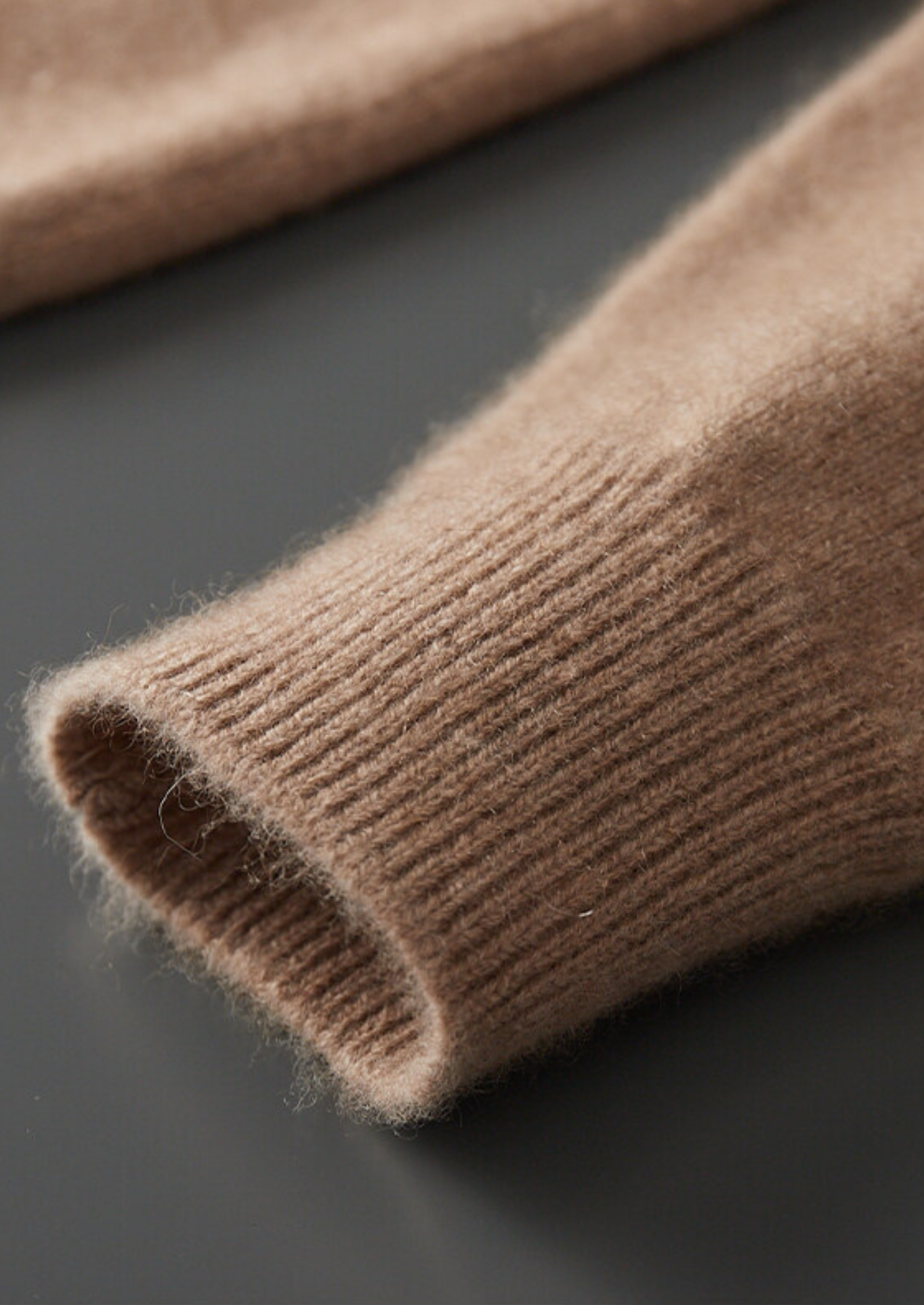 Pure Cashmere Beige Button Sweater | Vallentty