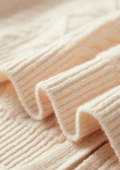 Pure Extra-Fine Merino Wool Wintertime Zipper Hoodie | Vallentty