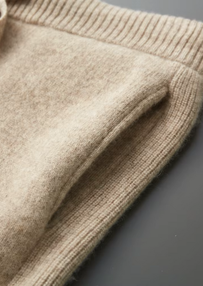 Premium Cashmere Sand Kilian Leisure Set | Vallentty