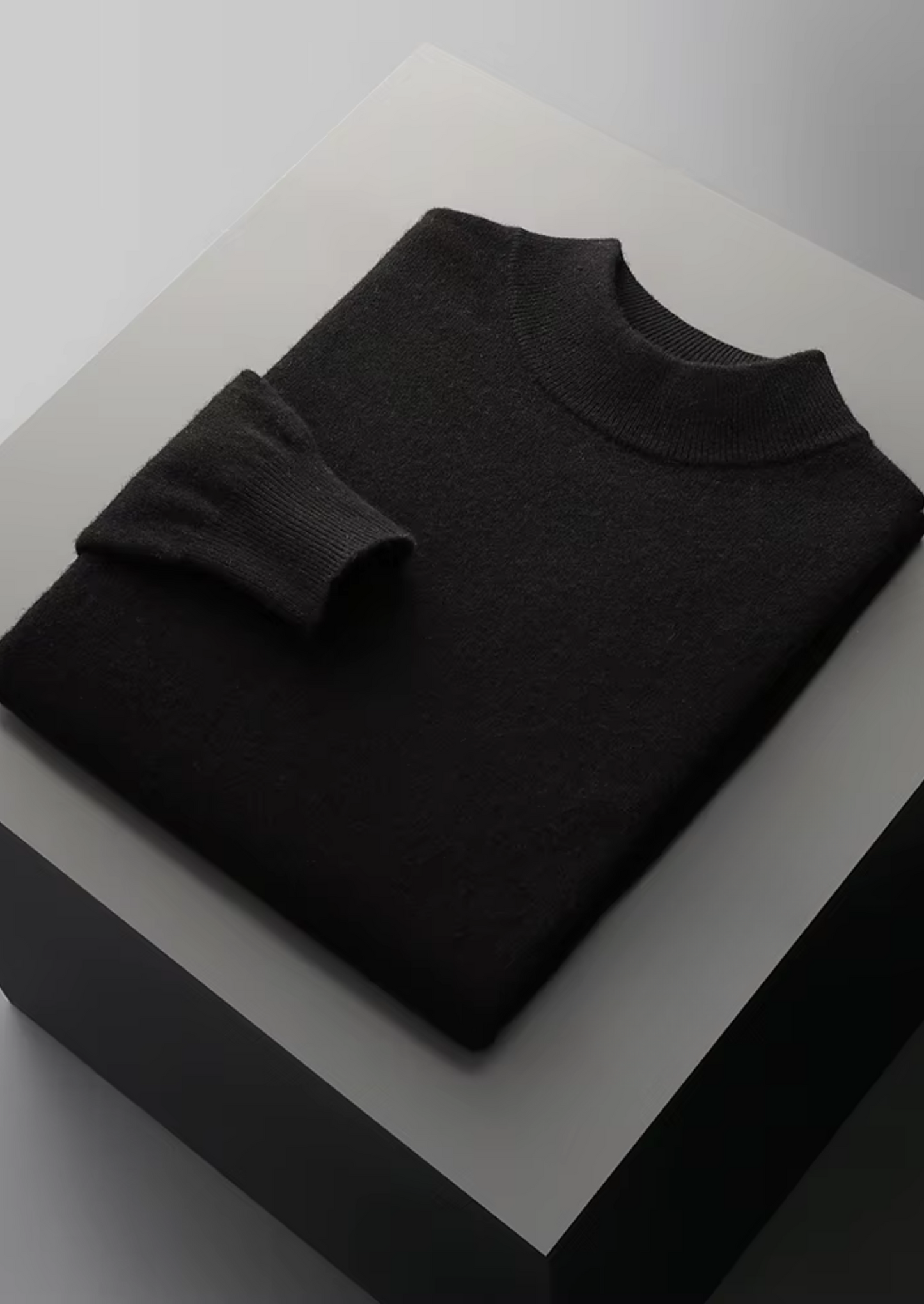 Pure Extra-Fine Merino Wool Classic Mockneck | Vallentty