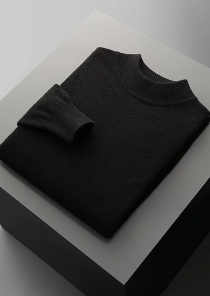 Pure Extra-Fine Merino Wool Classic Mockneck | Vallentty