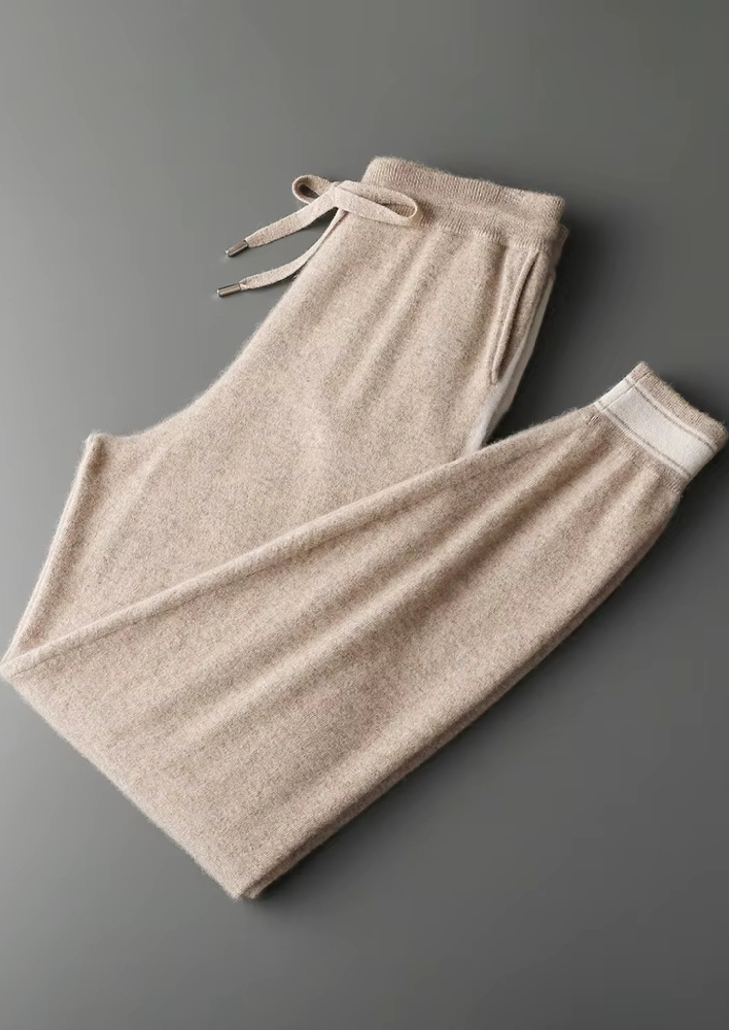 Premium Cashmere Sand Vienna Leisure Set | Vallentty