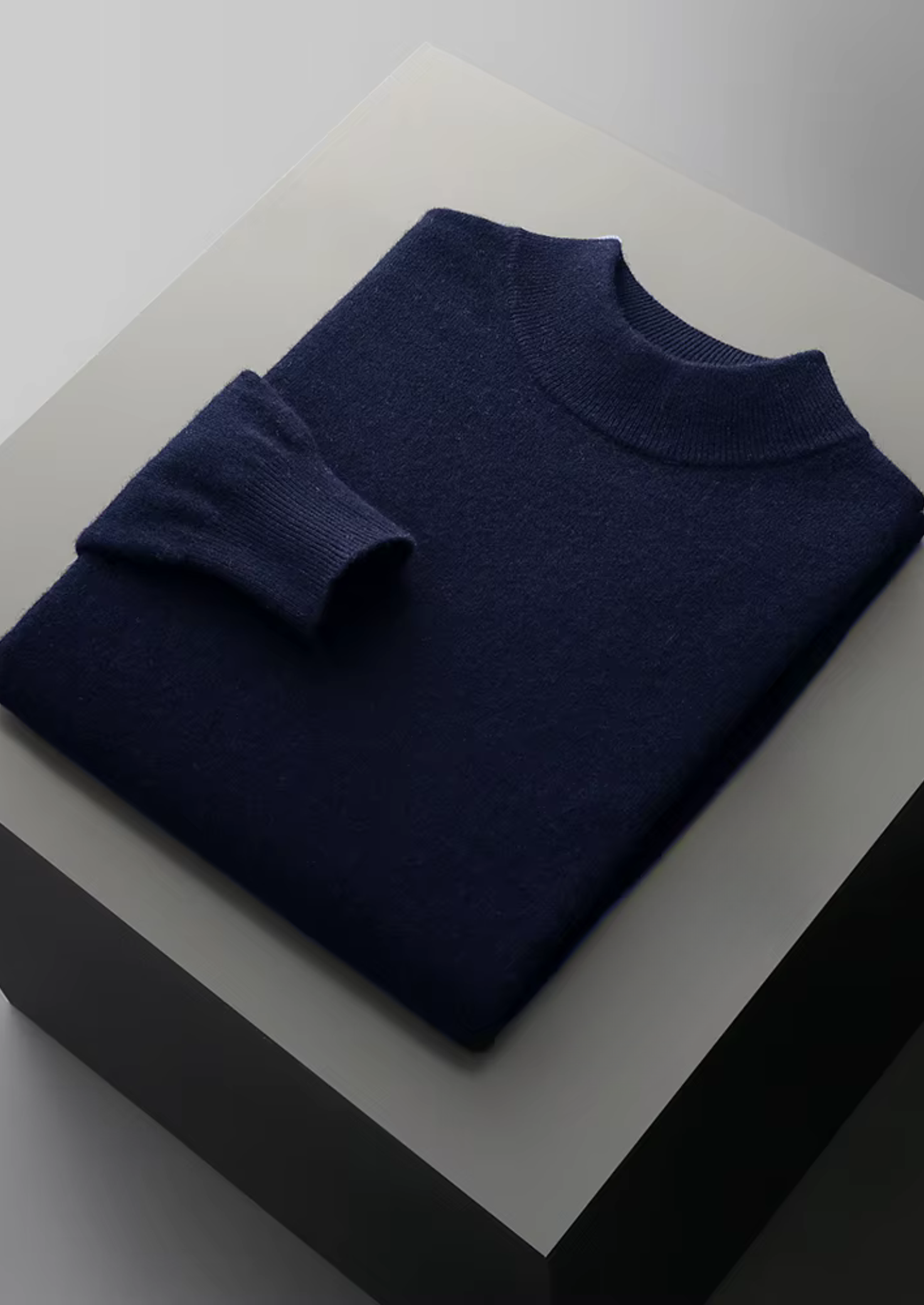 Pure Extra-Fine Merino Wool Classic Mockneck | Vallentty