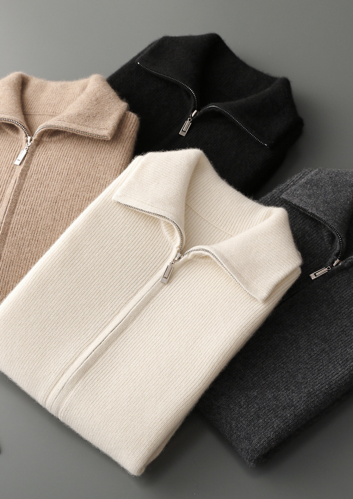 Pure Cashmere Beige Body Warmer Vest | Vallentty