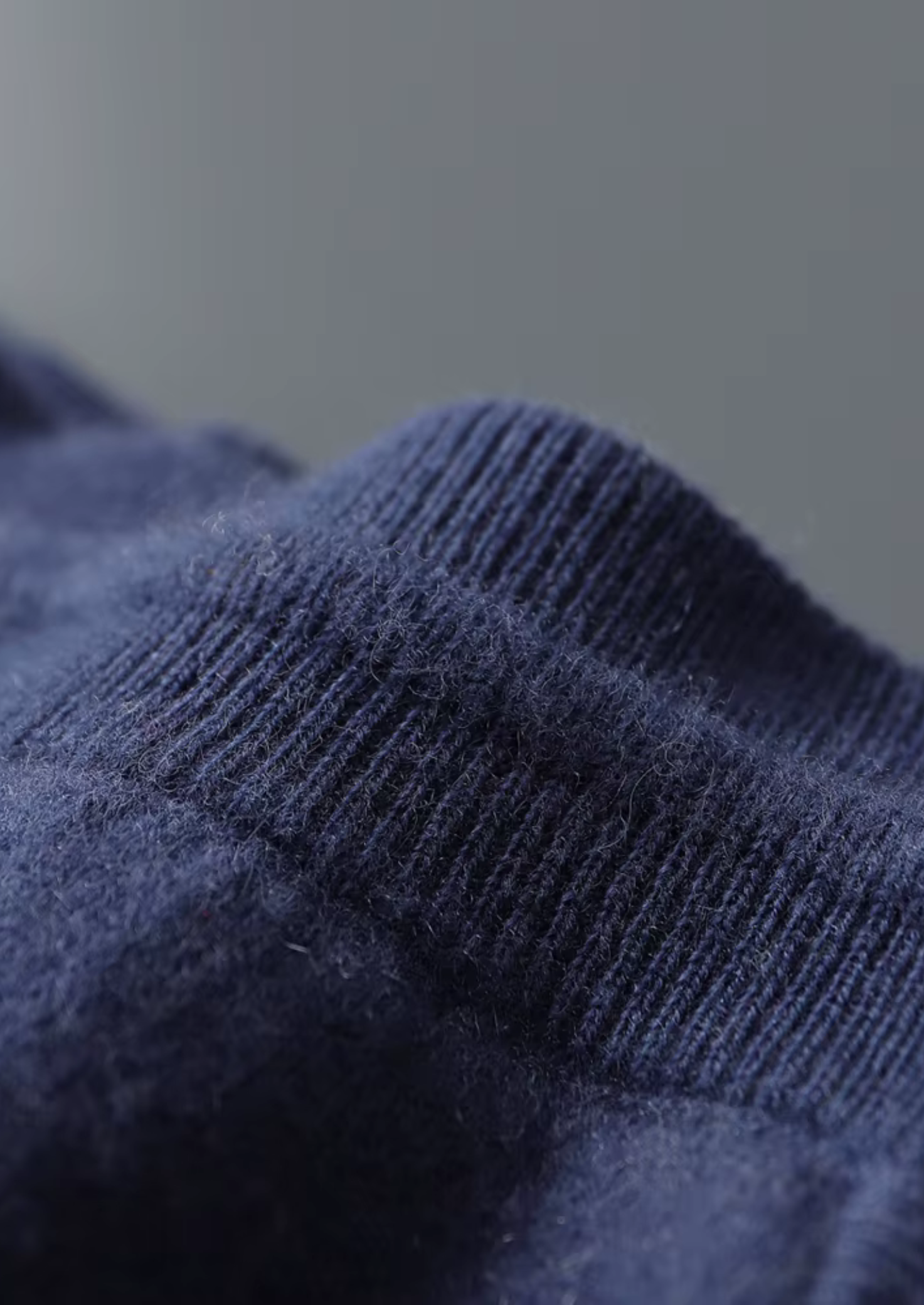 Premium Cashmere Navy Blue Milano Leisure Set | Vallentty