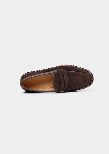 Penny Seaside Espadrilles - Coffee | Vallentty