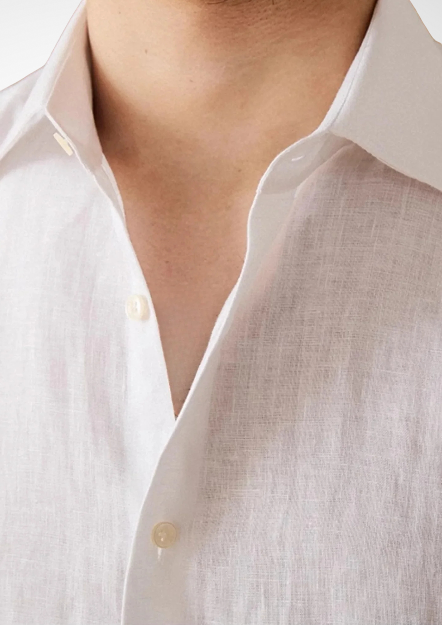 Portofino Coastal Shirt - White | Vallentty