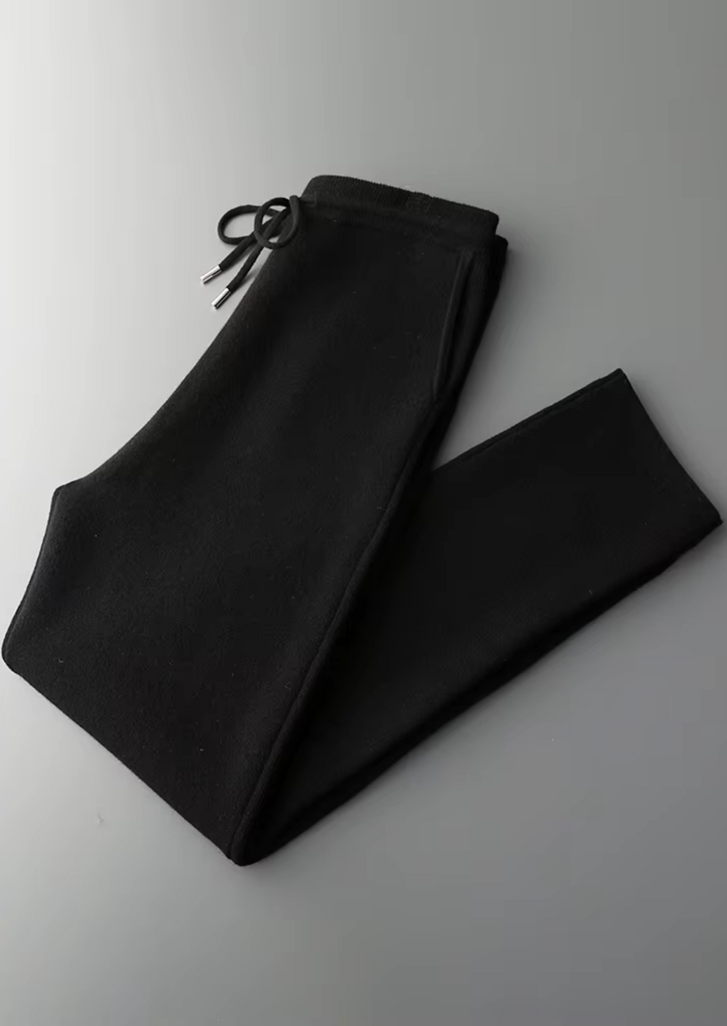 Pure Extra-Fine Merino Wool Black Arvo Set | Vallentty