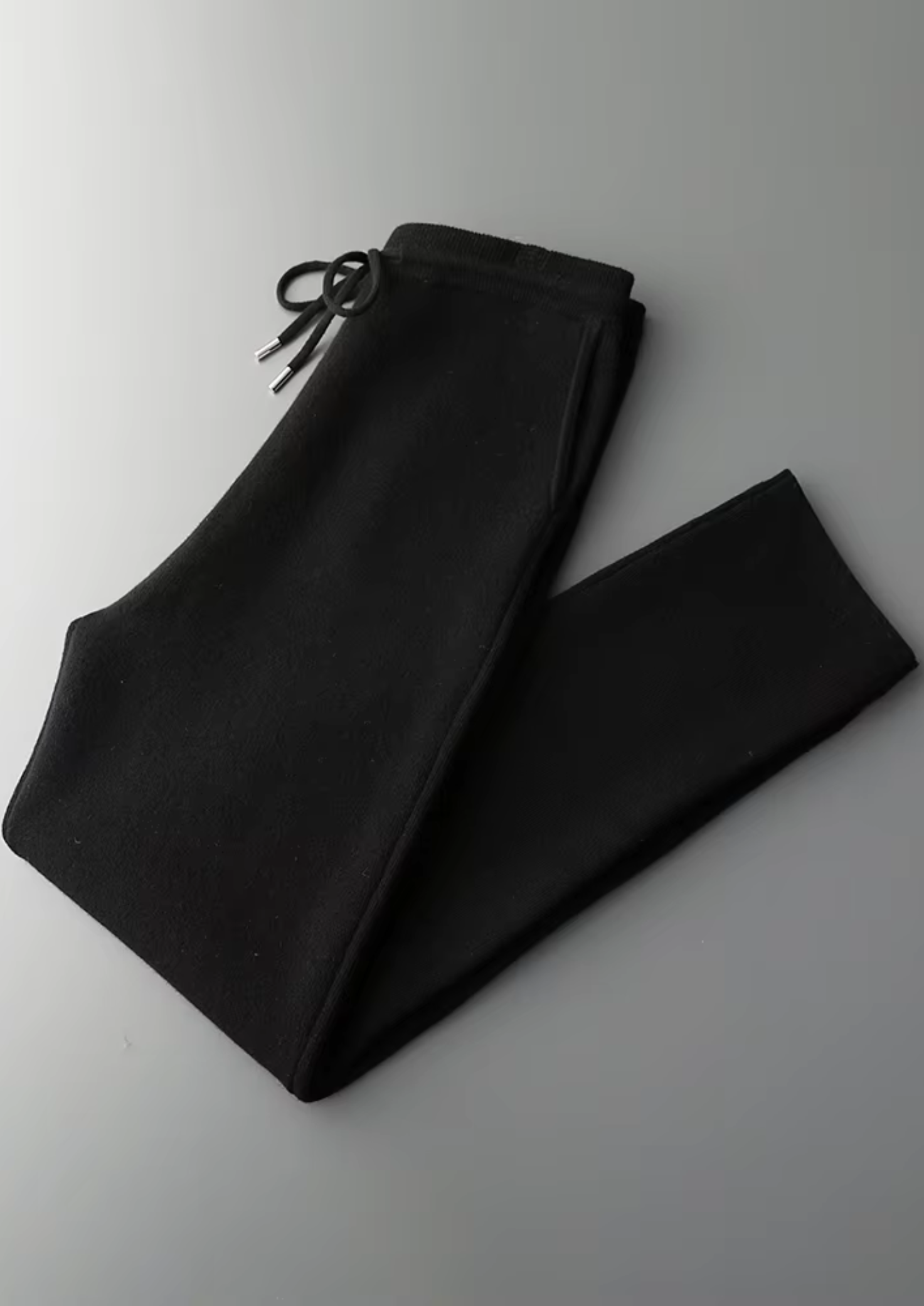 Pure Extra-Fine Merino Wool Black Arvo Set | Vallentty