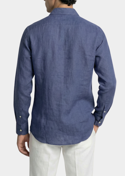 Portofino Coastal Shirt - Blue | Vallentty