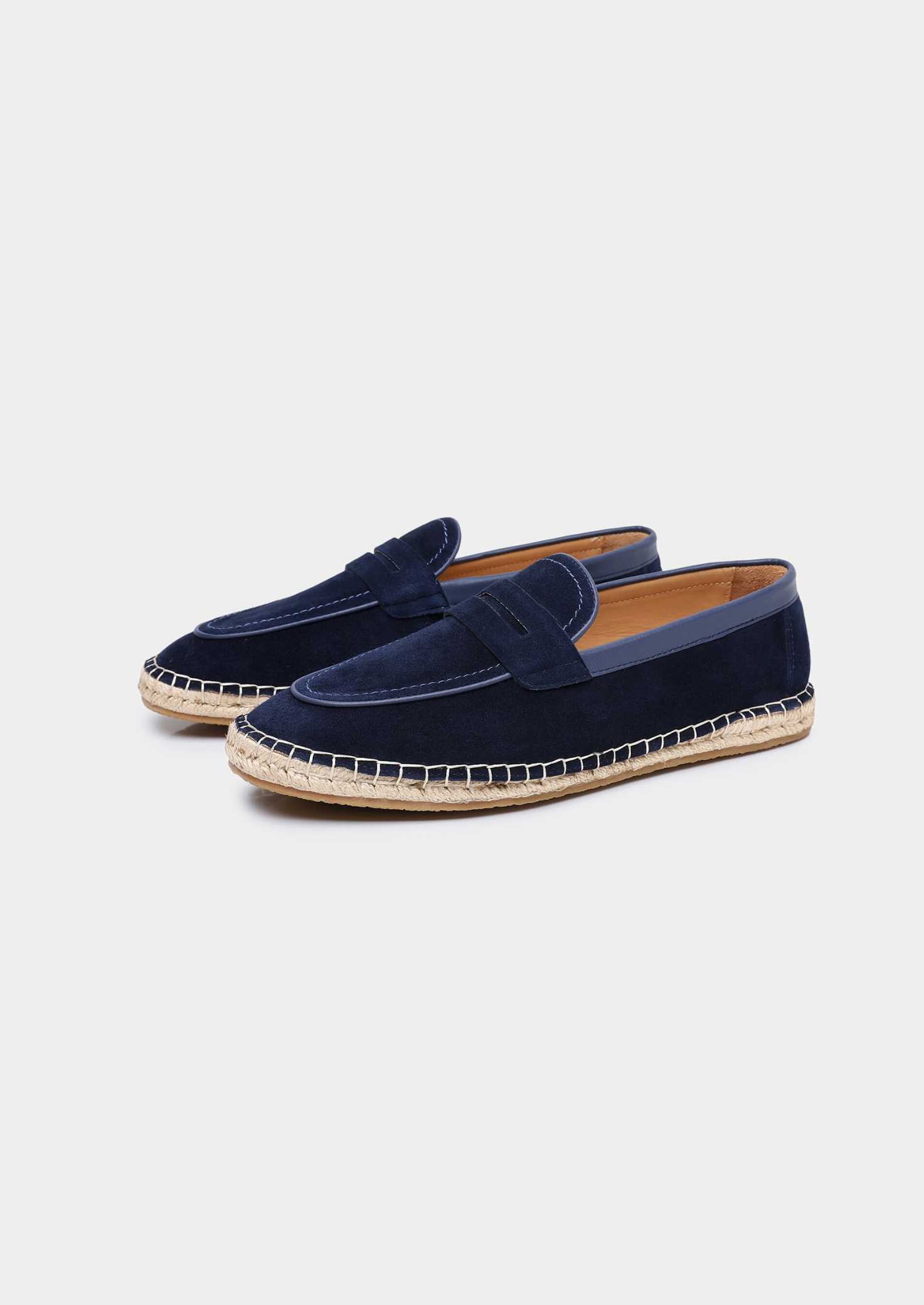Penny Seaside Espadrilles - Navy Blue | Vallentty