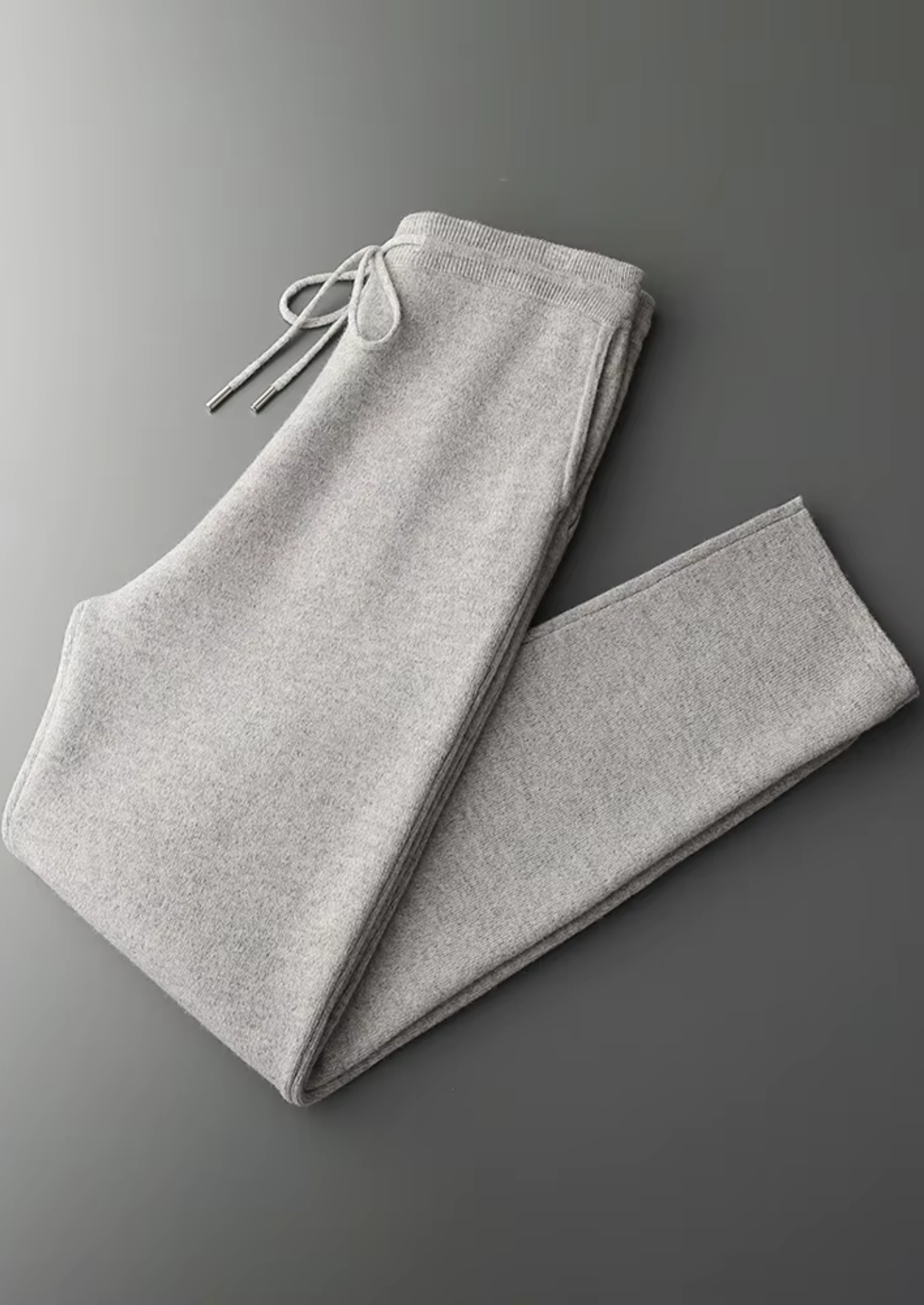 Pure Extra-Fine Merino Wool Leisure Trousers | Vallentty