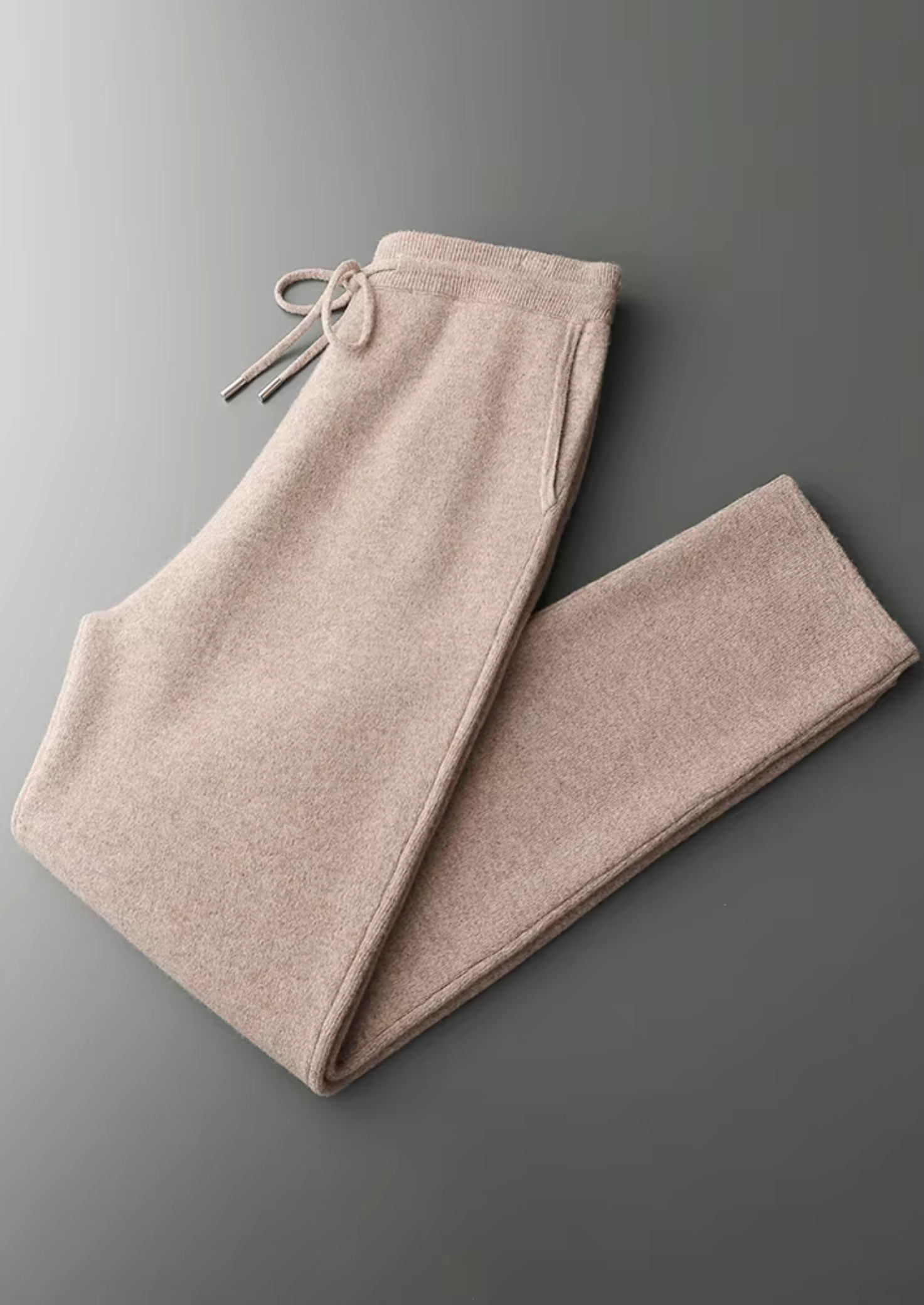 Pure Extra-Fine Merino Wool Leisure Trousers | Vallentty