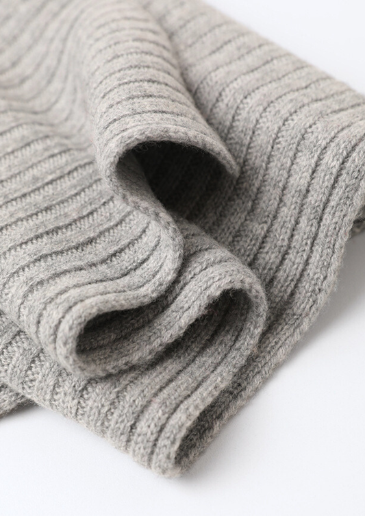 Pure Extra-Fine Merino Wool Wintertime Essentials - Light Gray | Vallentty