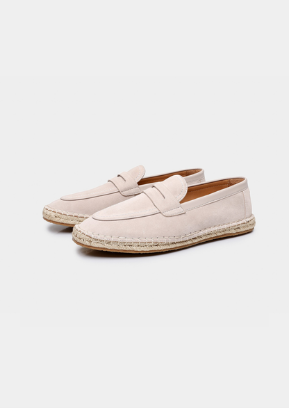 Penny Seaside Espadrilles - Off White | Vallentty