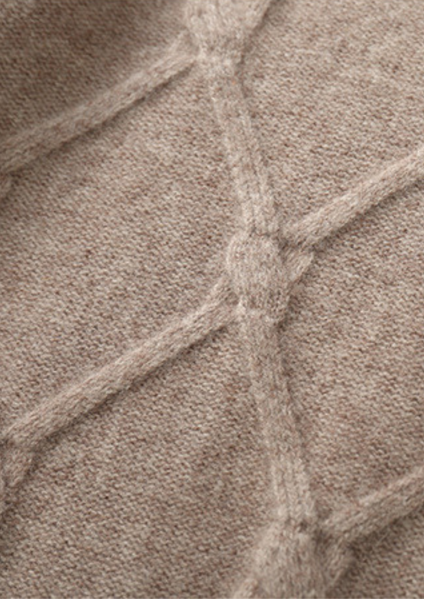 Pure Extra-Fine Merino Wool Cable Crewneck | Vallentty