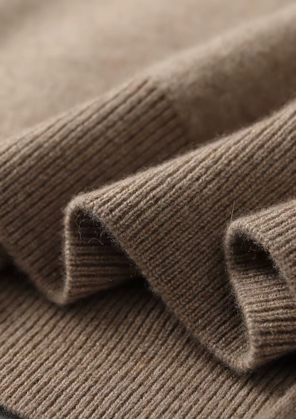 Premium Cashmere Beige Milano Leisure Set | Vallentty