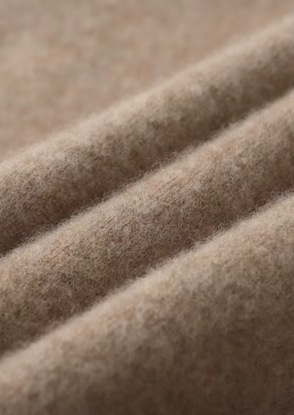 Premium Cashmere Beige Milano Leisure Set | Vallentty