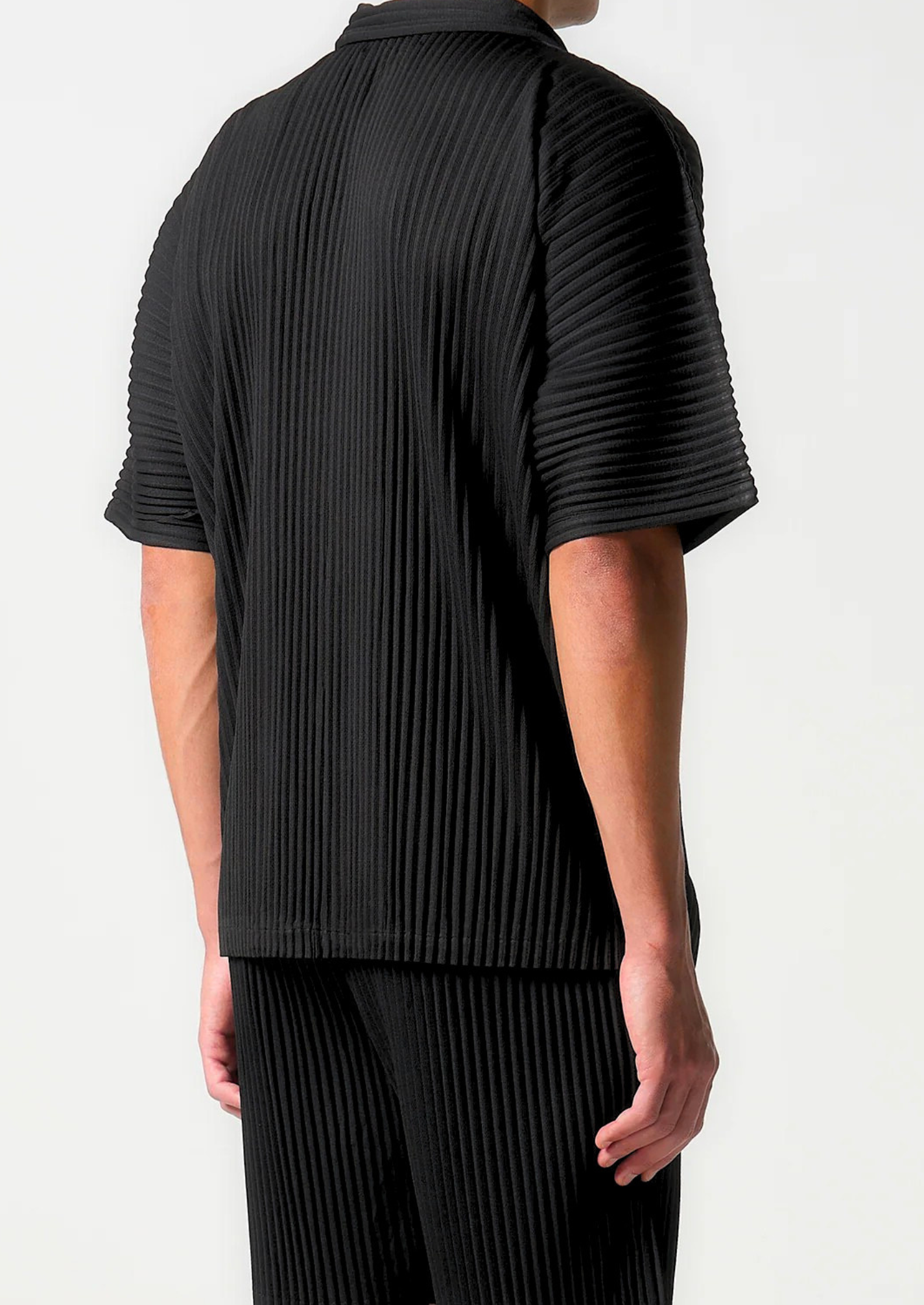 Black Pleated Summer Set | Vallentty