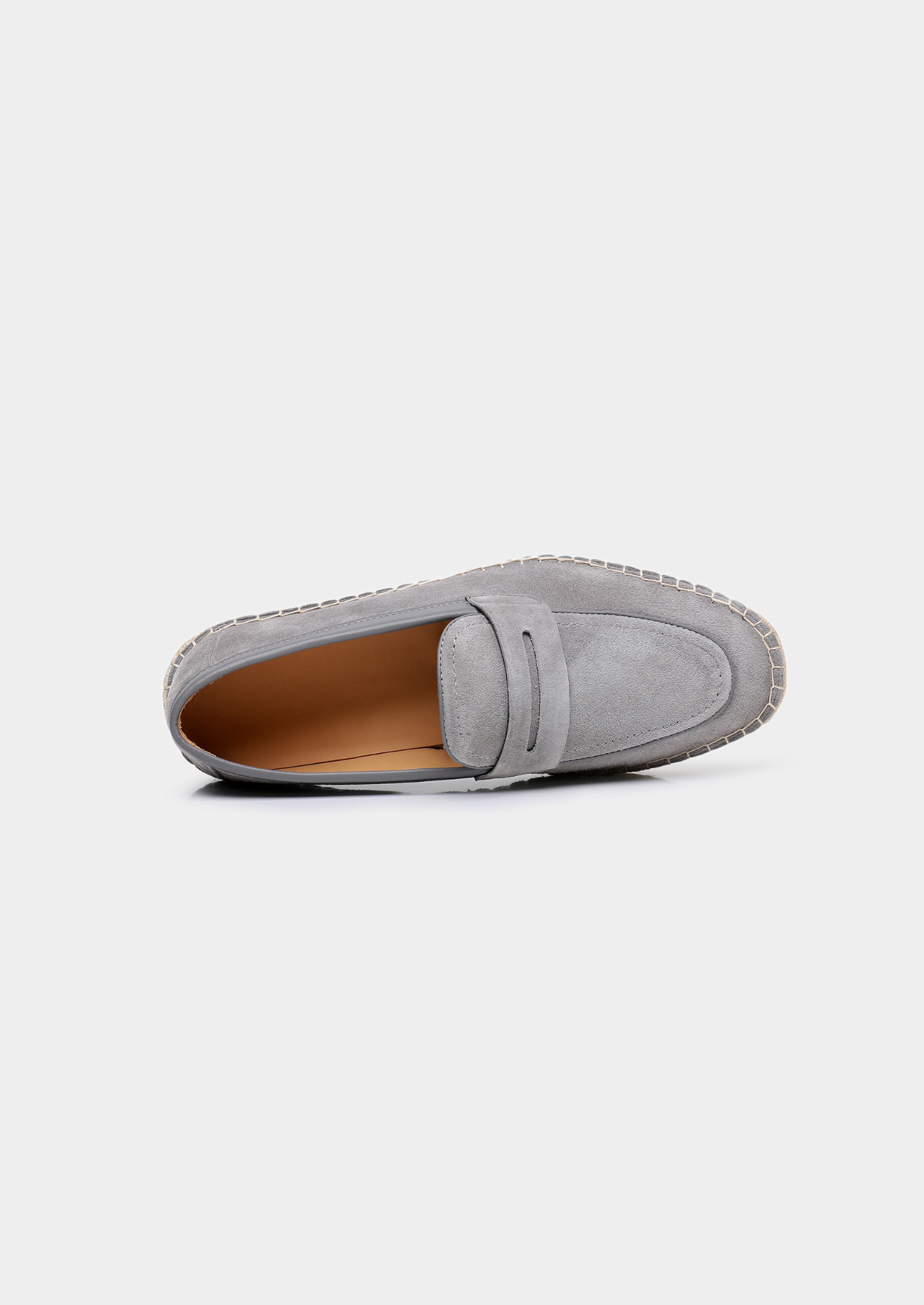 Penny Seaside Espadrilles - Light Gray | Vallentty