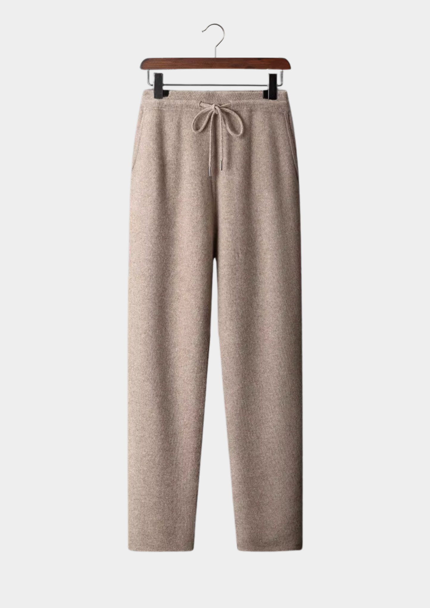 Pure Extra-Fine Merino Wool Leisure Trousers | Vallentty