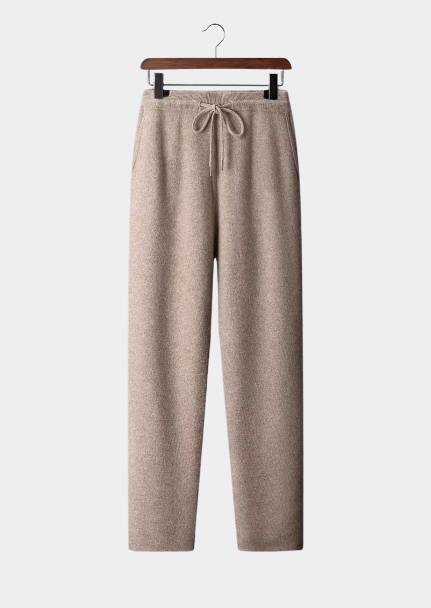 Pure Extra-Fine Merino Wool Leisure Trousers | Vallentty
