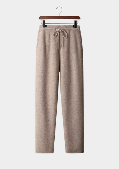 Pure Extra-Fine Merino Wool Leisure Trousers | Vallentty