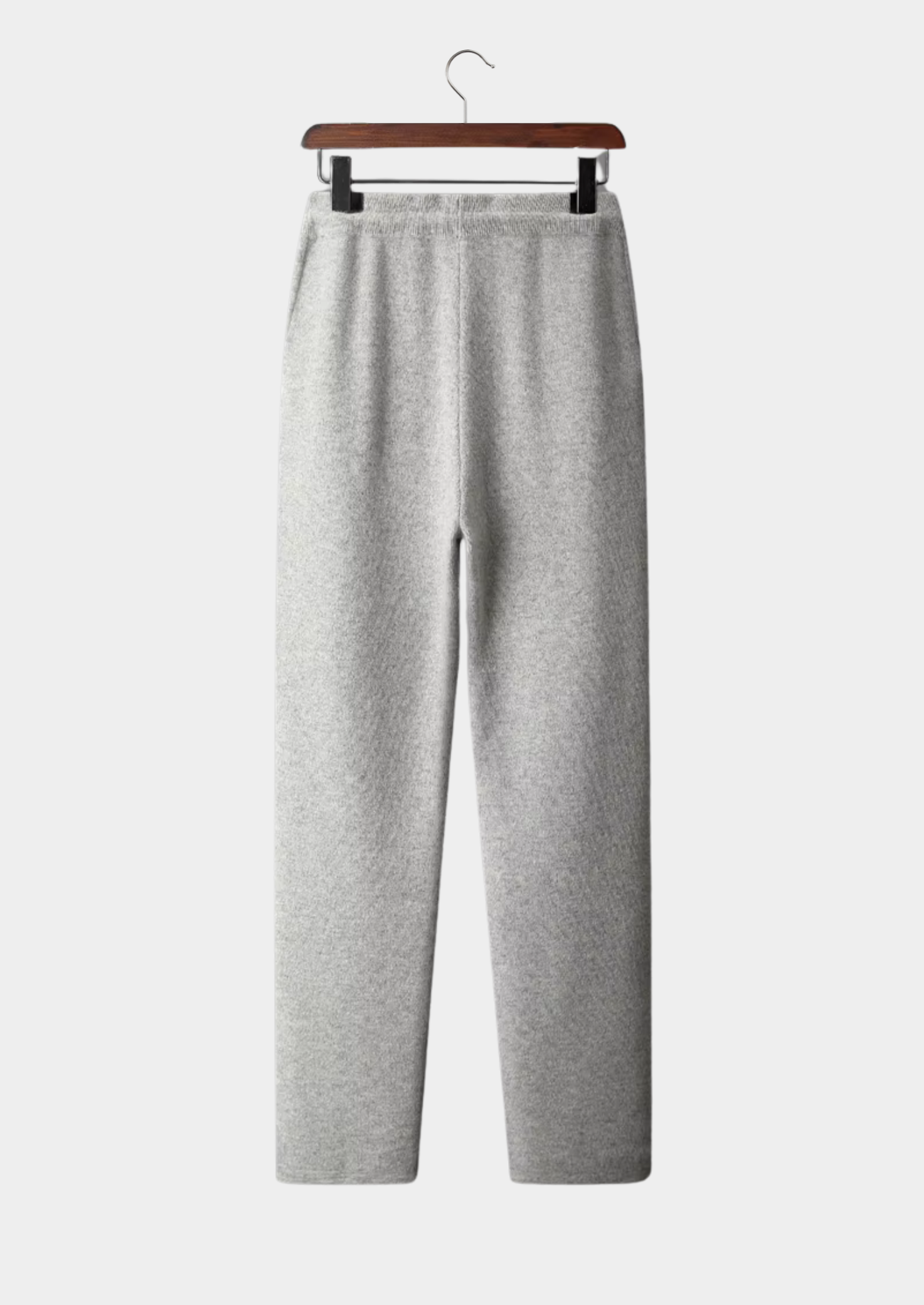 Pure Extra-Fine Merino Wool Leisure Trousers | Vallentty
