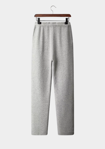 Pure Extra-Fine Merino Wool Leisure Trousers | Vallentty