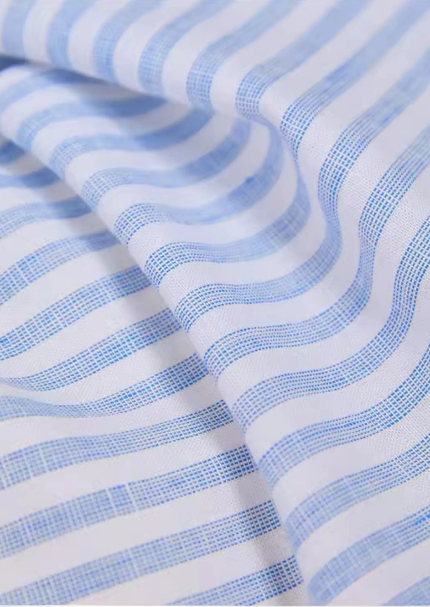 Portofino Striped Coastal Shirt - Light Blue | Vallentty