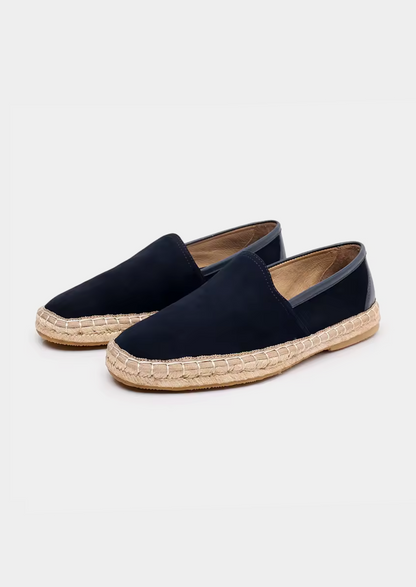 Seaside Espadrilles - Navy Blue | Vallentty