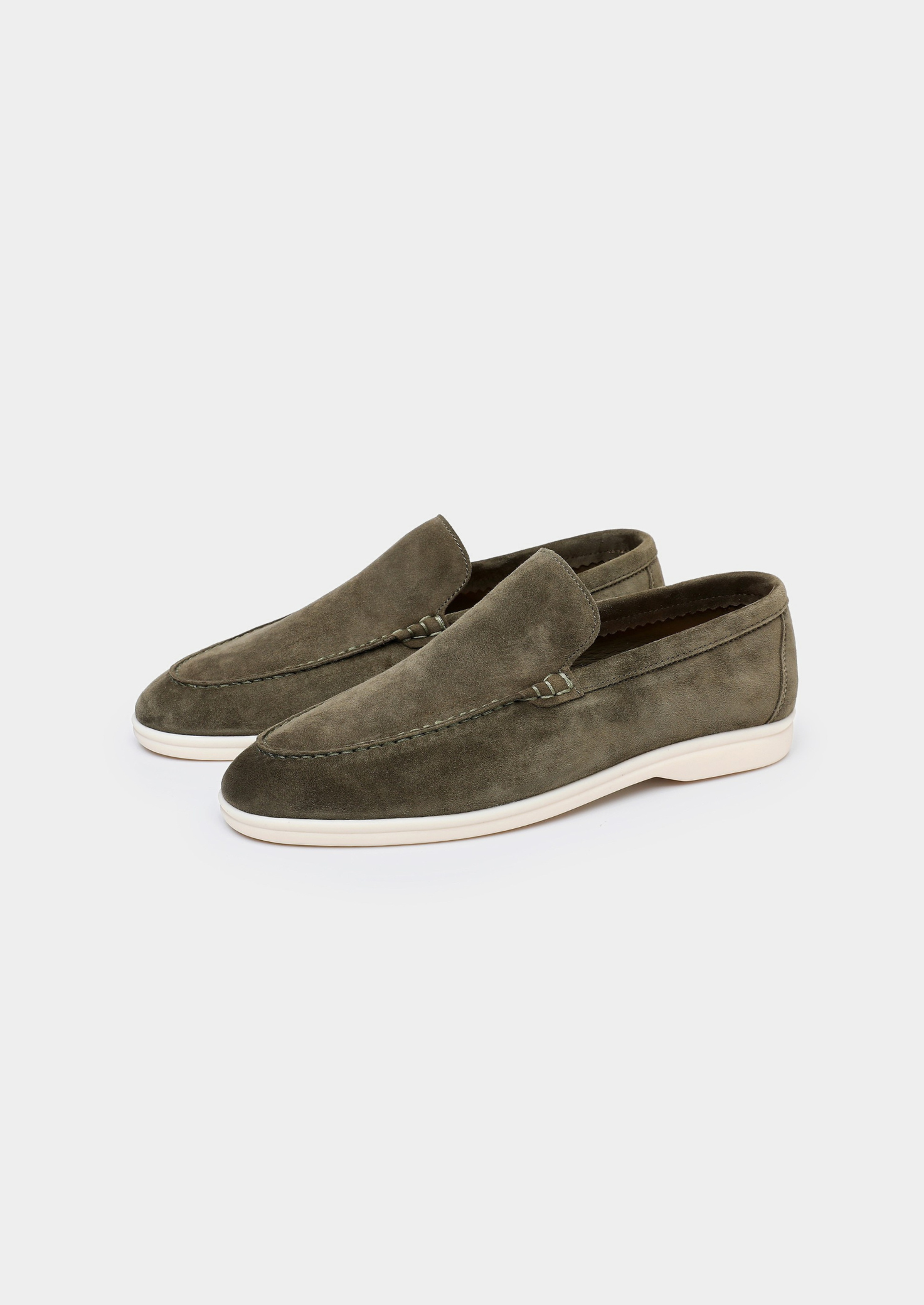 Marina Loafers - Olive | Vallentty