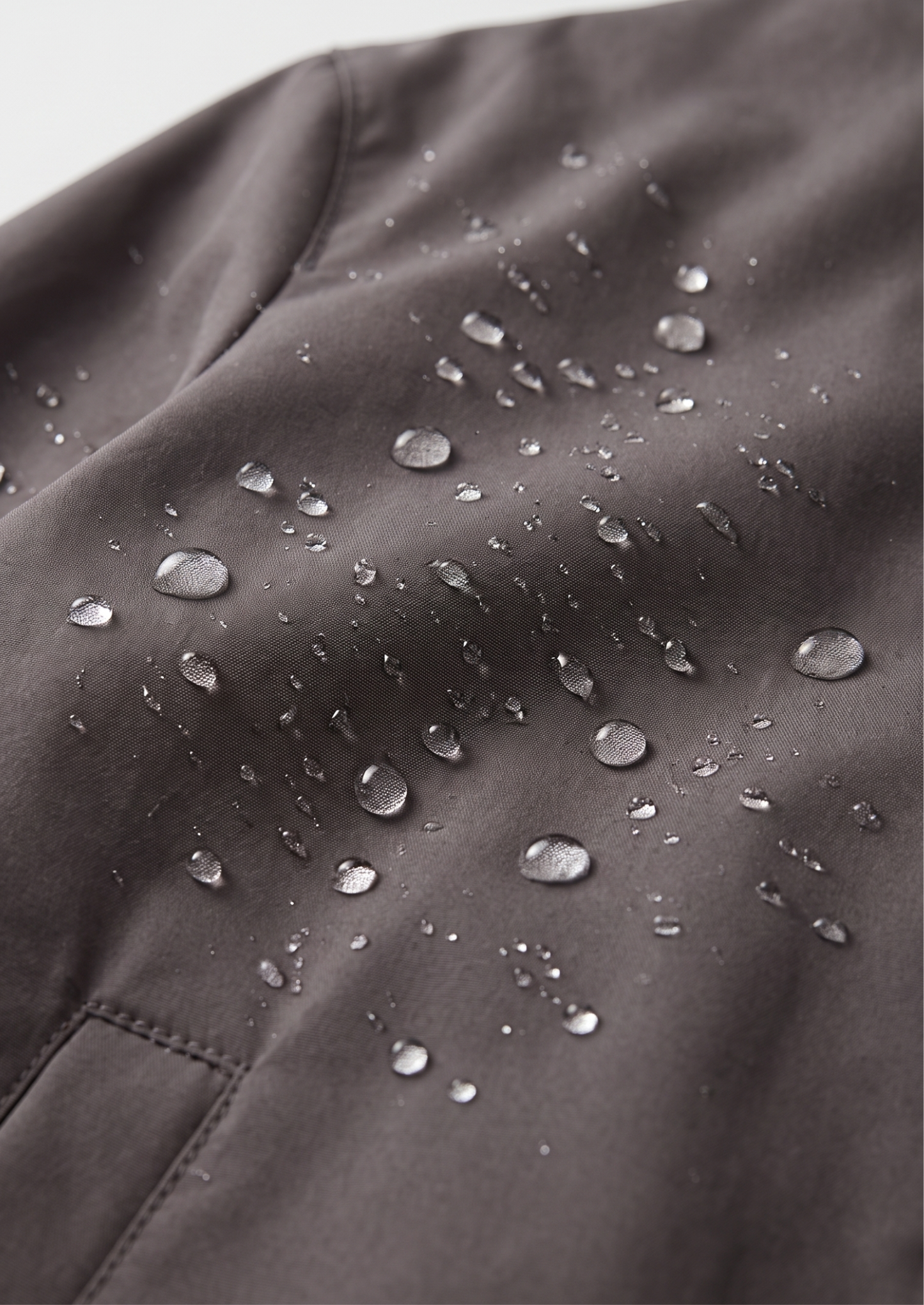 Fog Gray Technical Windbreaker Jacket | Vallentty