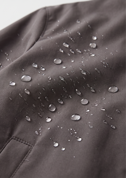 Fog Gray Technical Windbreaker Jacket | Vallentty