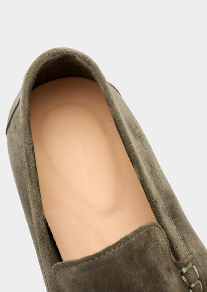 Marina Loafers - Olive | Vallentty