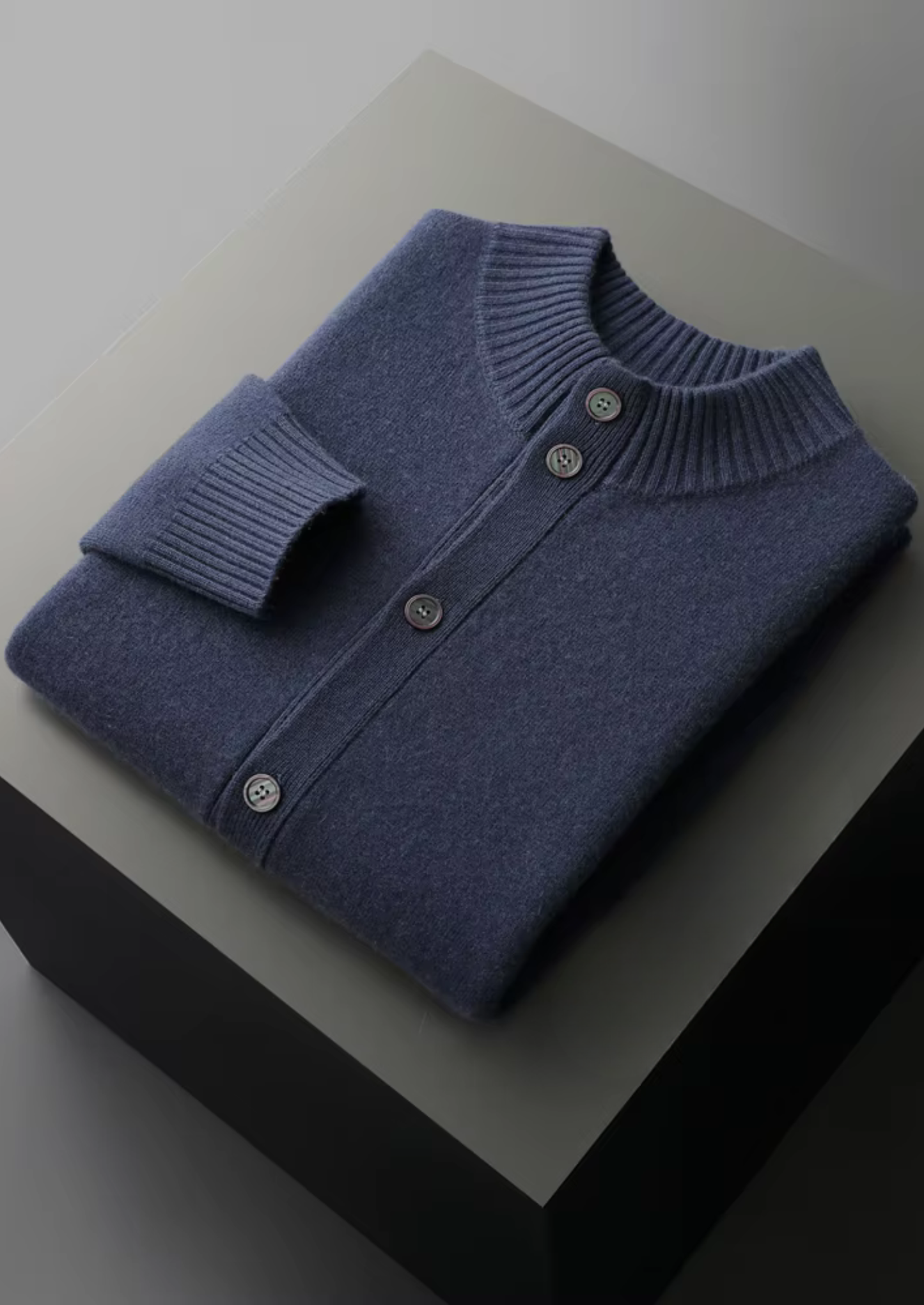 Premium Cashmere Button Cardigan | Vallentty