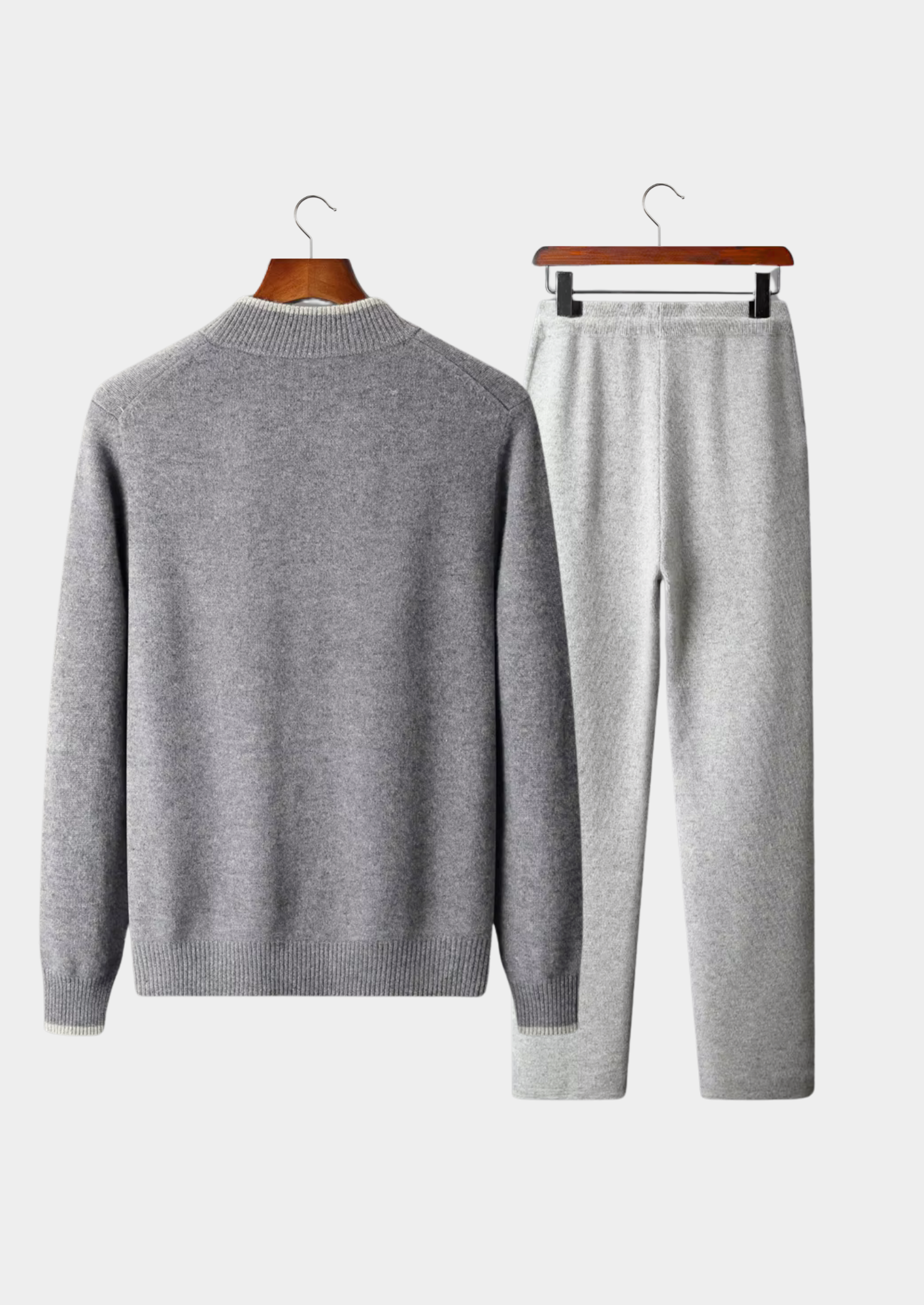 Pure Extra-Fine Merino Wool Two Tone Set | Vallentty